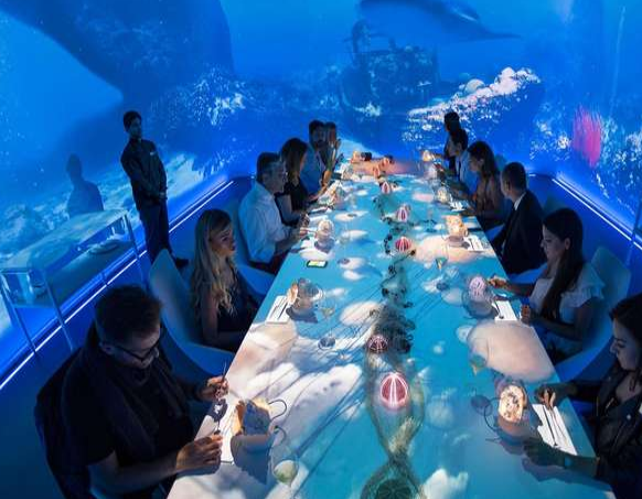 全息餐厅 光影餐厅 投影互动餐厅 沉浸式餐厅