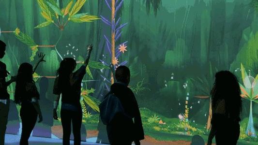 3D投影技术带你走进生物“发光”的奇幻森林！